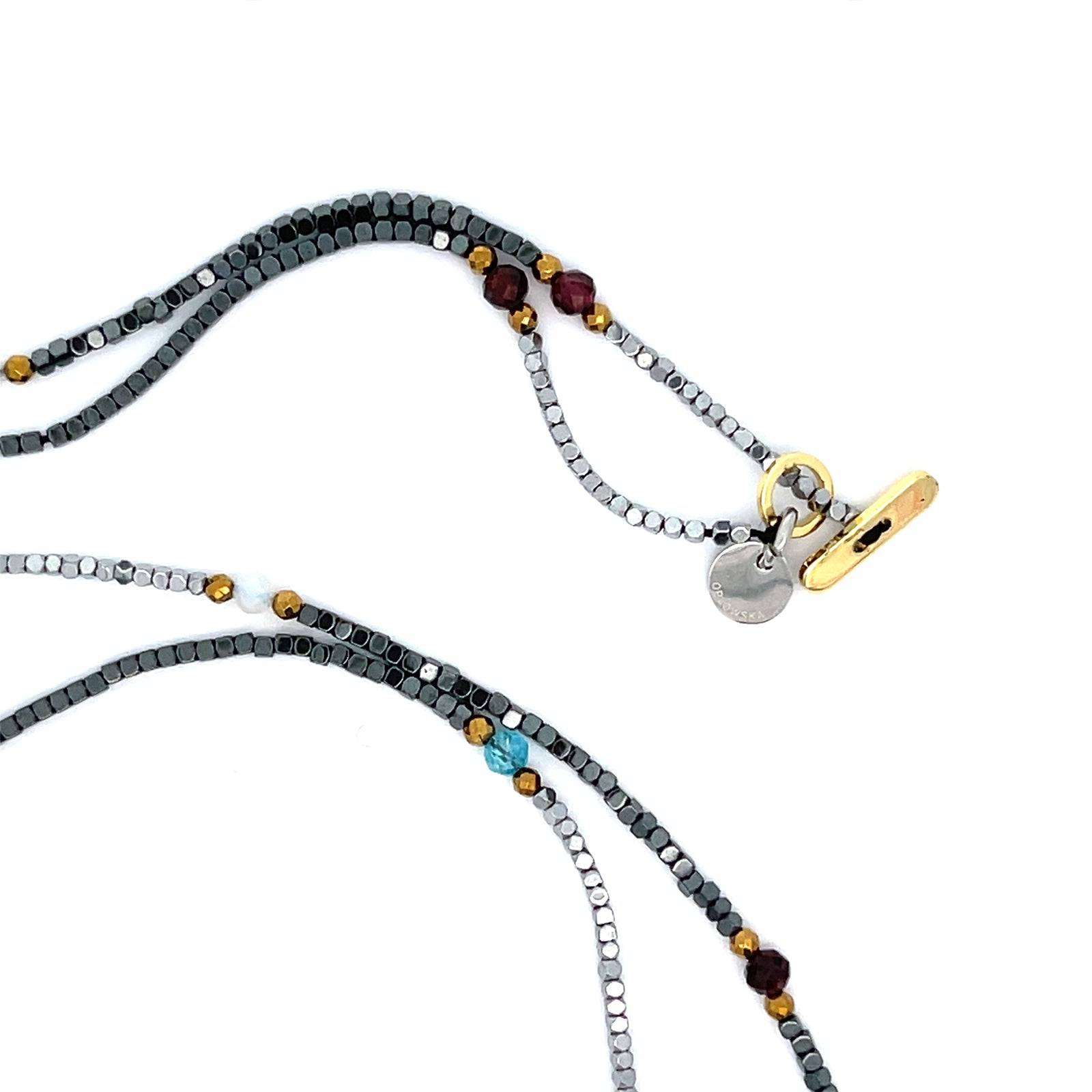 Elegant Long Necklace by Gosia Orlowska