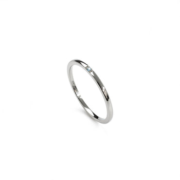 “Lori” 925 sterling SILVER TOPAZ RING