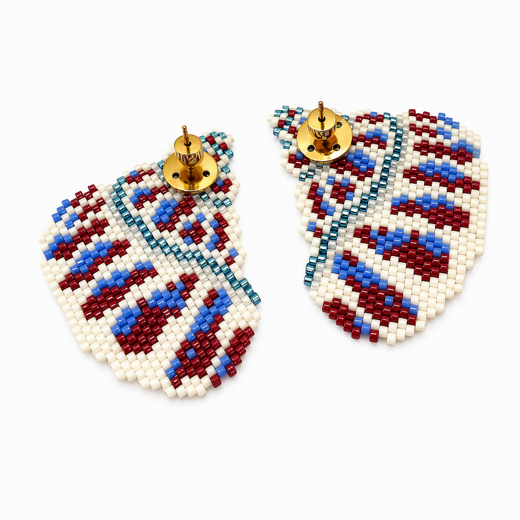 SEAshell Beaded Earrings