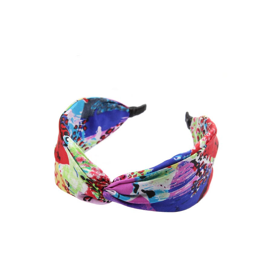 “Afrikka” Chromatic Color Silk Headband