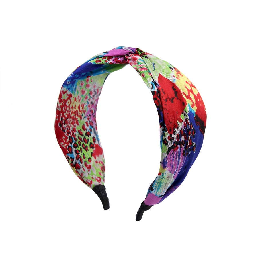 “Afrikka” Chromatic Color Silk Headband