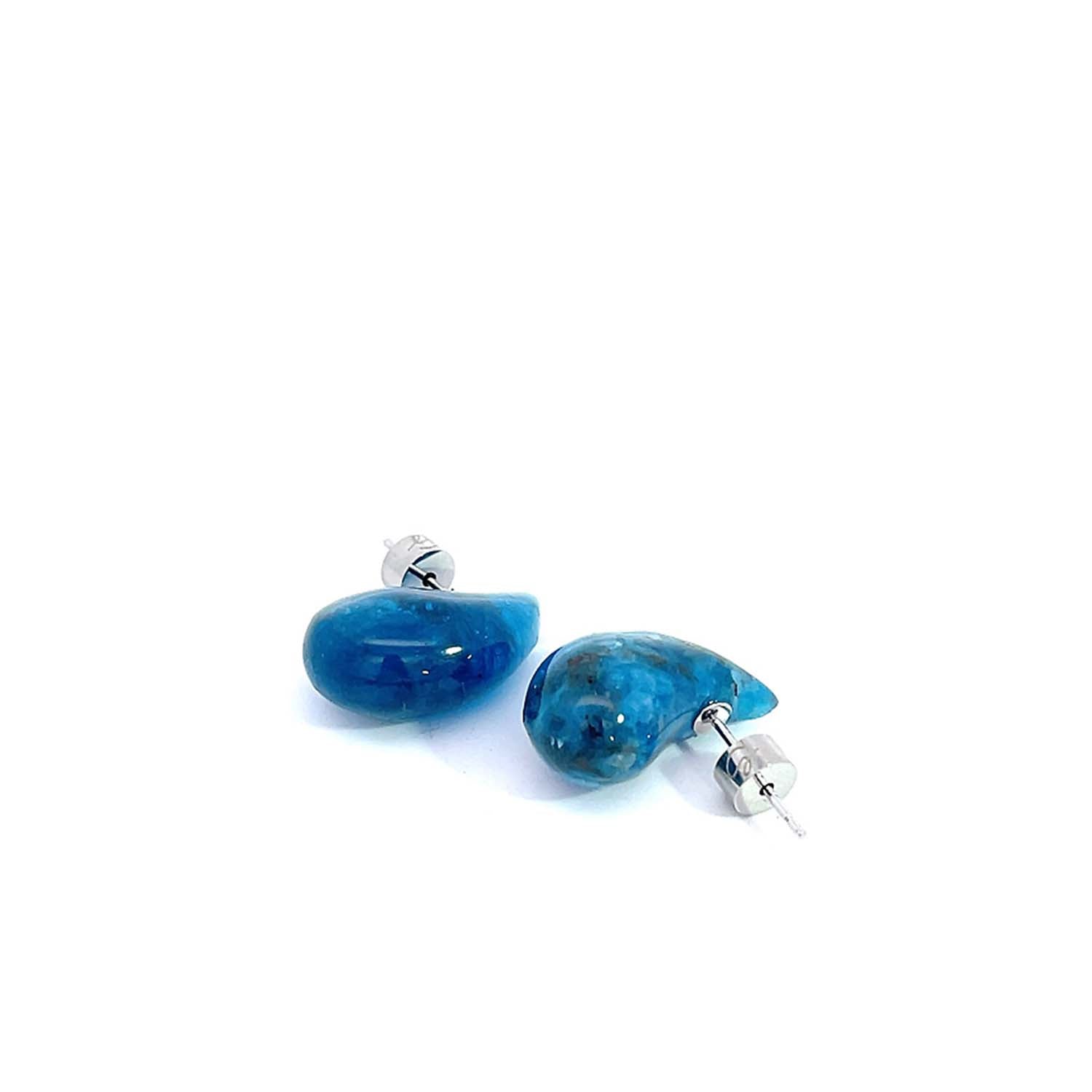 “TEARRA” APATITE STUD EARRINGS