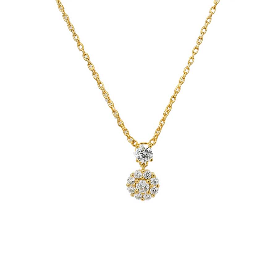 “Astra” Starry Zirconia Gold Vermeil Necklace