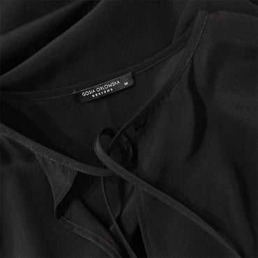 “BALI” Silk Dress - Black