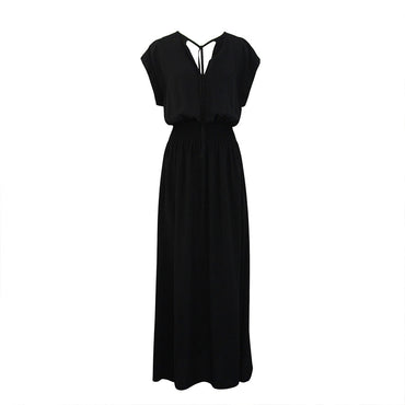 “BALI” Silk Dress - Black