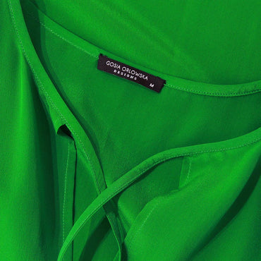 “BALI” SILK DRESS - Green