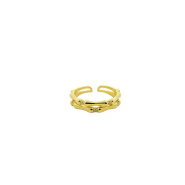 “Bronya” 925s Bamboo Ring