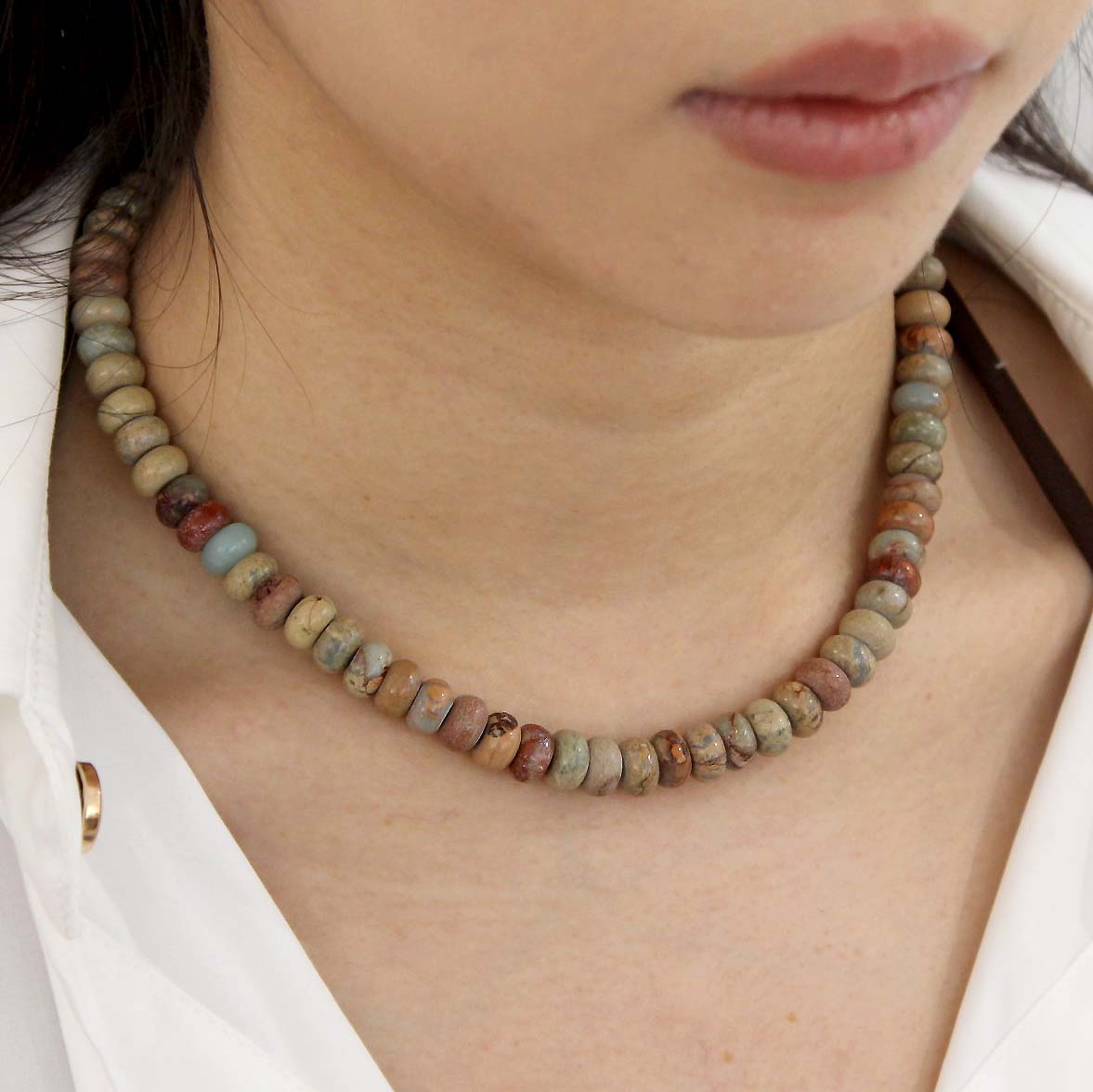 “Agnes” Gemstone necklace