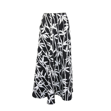 Sustainable Black Flared Skirt | Gosia Orlowska Collection