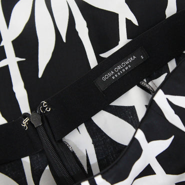 Stylish Bamboo Long Skirt in Black | Gosia Orlowska