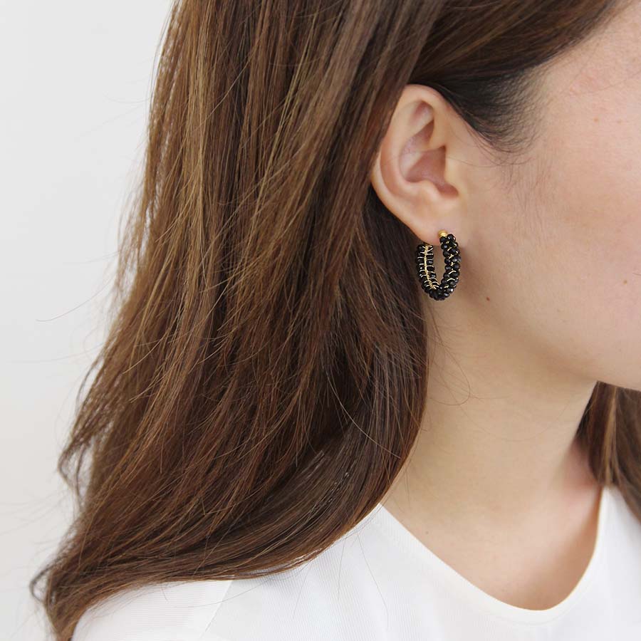 “KOHAKUTOU” BLACK SPINEL C HOOPS