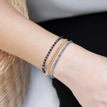 Larissa Bracelet: Exquisite Lapis Lazuli Design