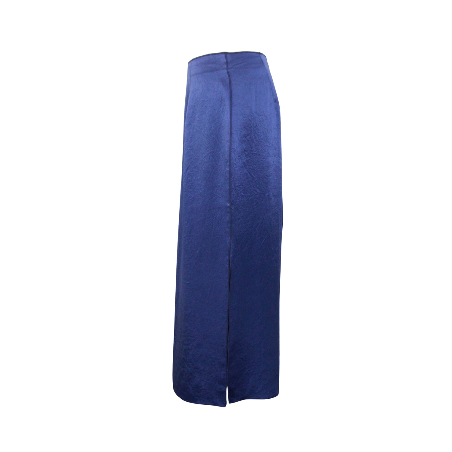 “Aurora” Acetate Skirt - INDIGO BLUE