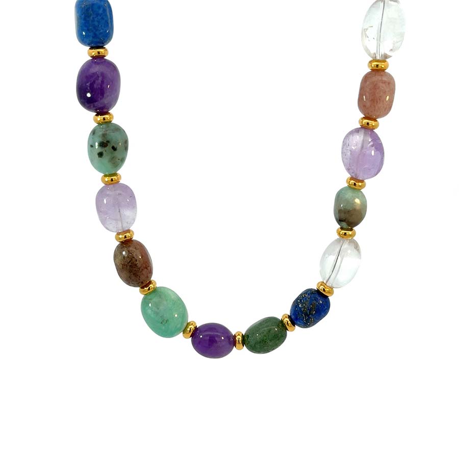 "Sweet Candy " Mix Stones Necklace