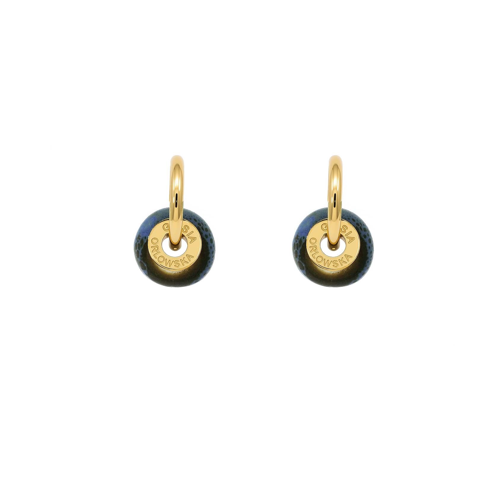 "CIAMBELLA MINI" Violet Ceramic Earrings