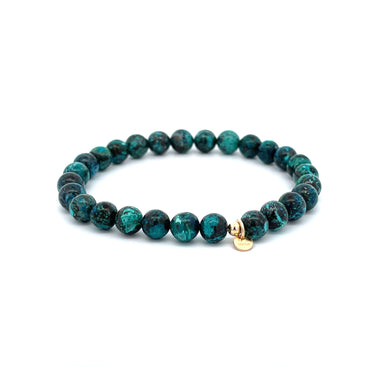 Stylish ELLA Chrysocolla Bracelet | Gosia Orlowska