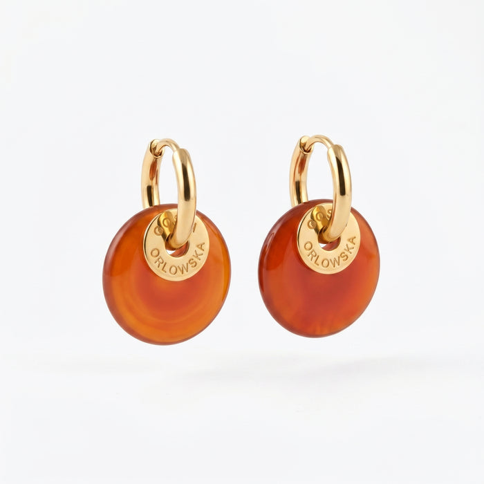 "CIAMBELLA“ 1.5cm Agate Mini Earrings