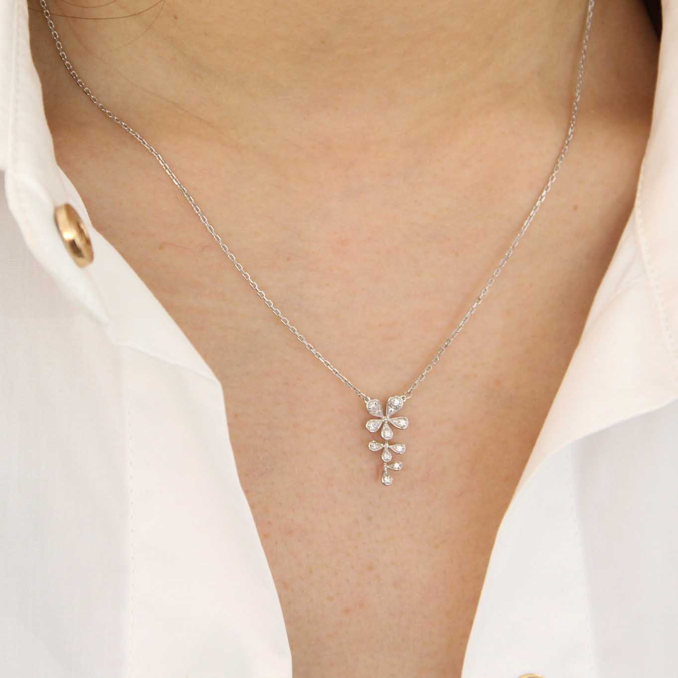 “Fleur” Fortune Petal Gold Vermeil Necklace