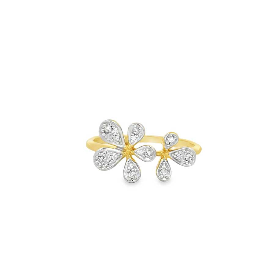 “Fleur” Fortune Petal Gold Vermeil Ring