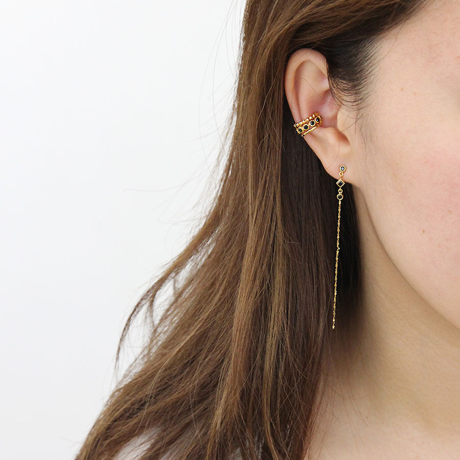 “Forest” Dainty Drop Earrings