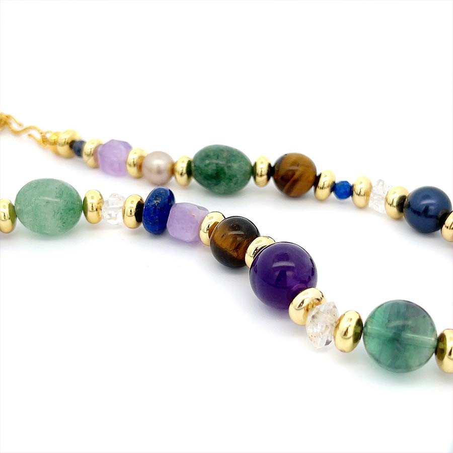 "Gem Candy " Mix Stones Necklace