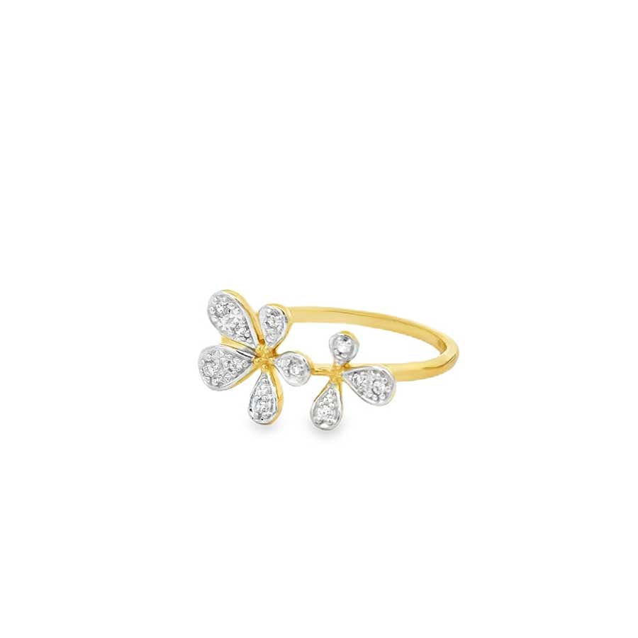“Fleur” Fortune Petal Gold Vermeil Ring