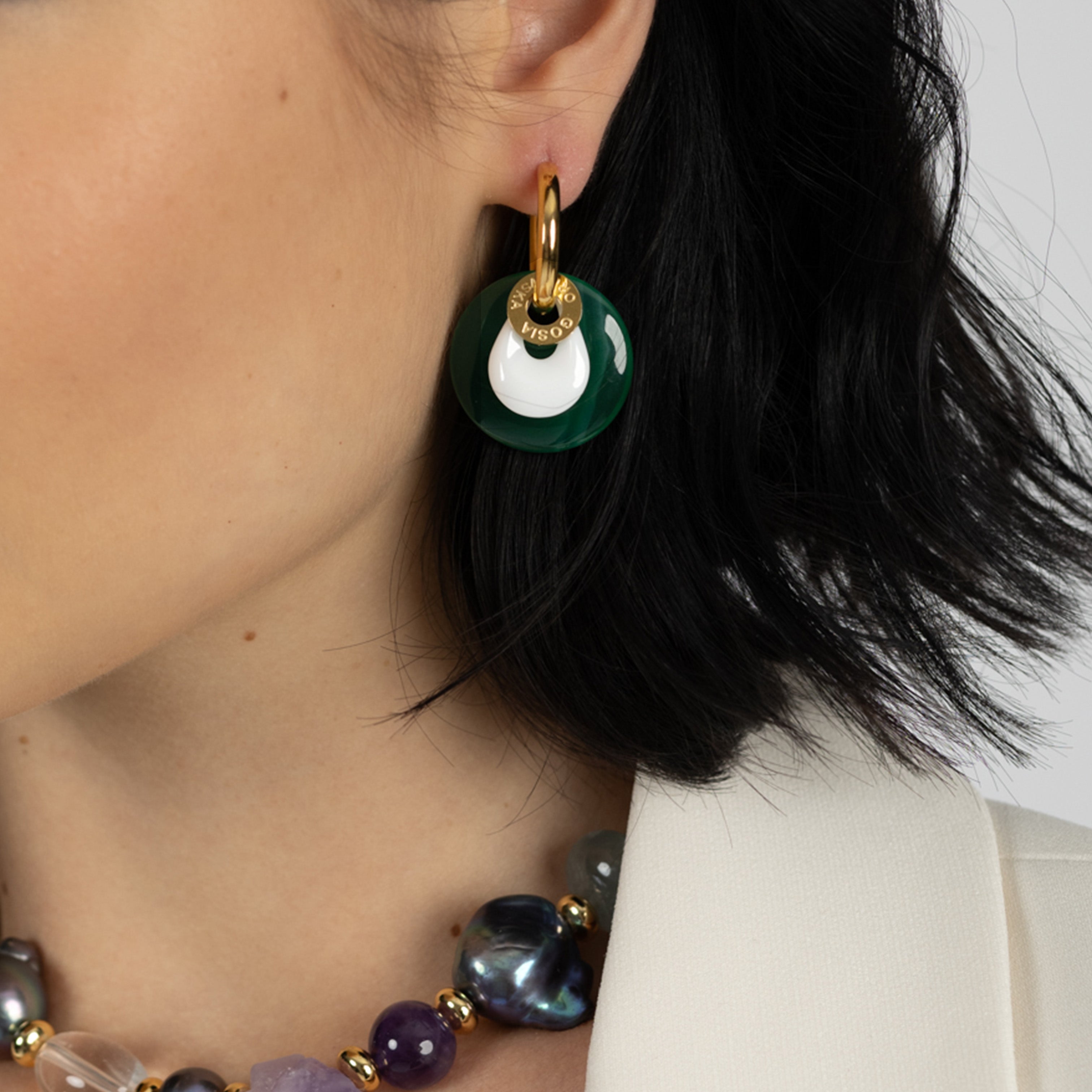 Shop Gosia Orlowska's Elegant Agate Earrings Online