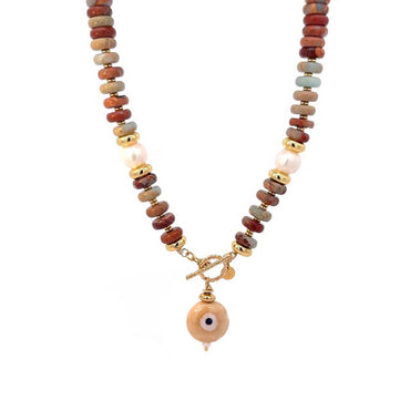 “Canyon” Picture Jasper Necklace