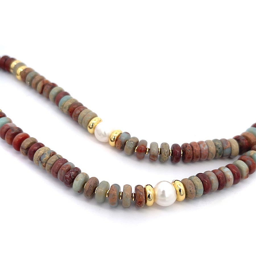 “Canyon” Picture Jasper Necklace