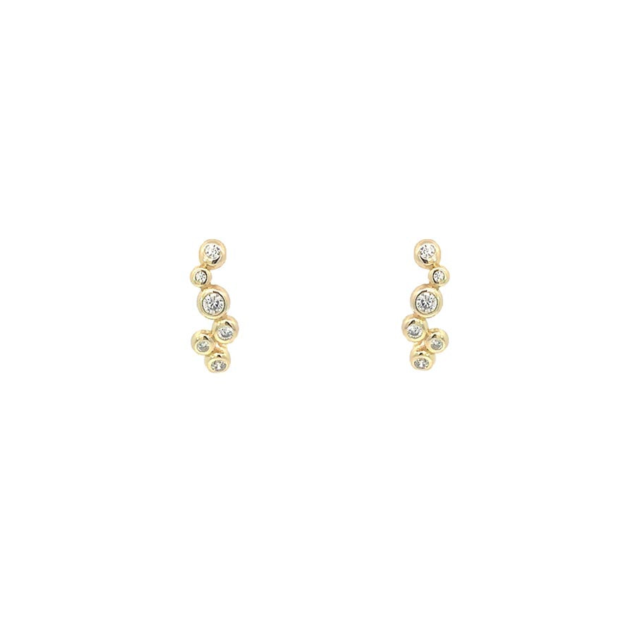 “Joyce” 925s Mini Bubble Zirconia Earrings