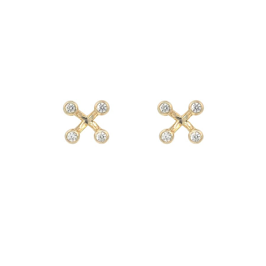 “Joyce” 925s Flower Pedal Ear Studs