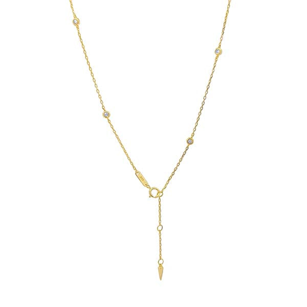 “Joyce” 925 Sterling Silver Zirconia Stackable Necklace