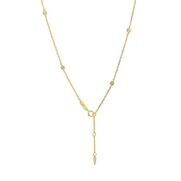 “Joyce” 925 Sterling Silver Zirconia Stackable Necklace