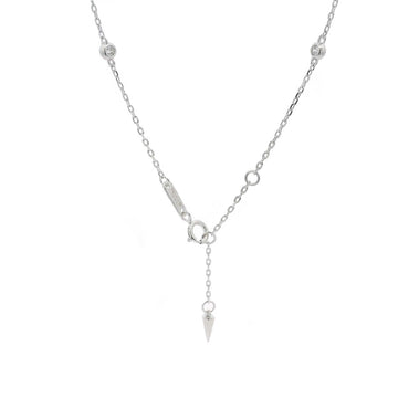 “Joyce” 925 Sterling Silver Zirconia Stackable Necklace