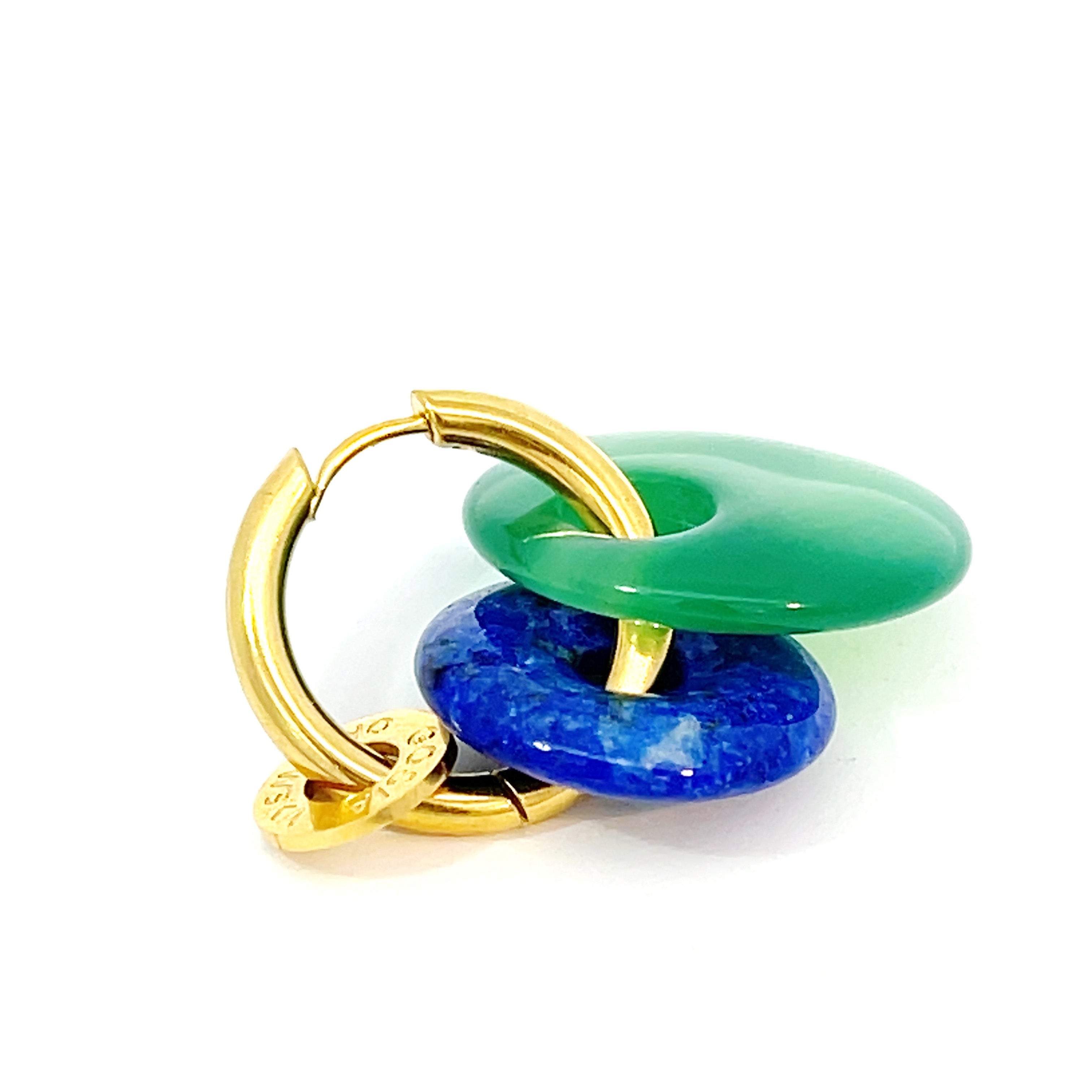 Must-Have Lapis Lazuli & Green Agate Earrings