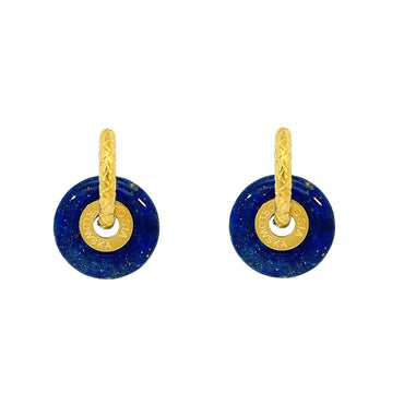 Elegant Lapis Lazuli Stone Earrings by Gosia Orlowska