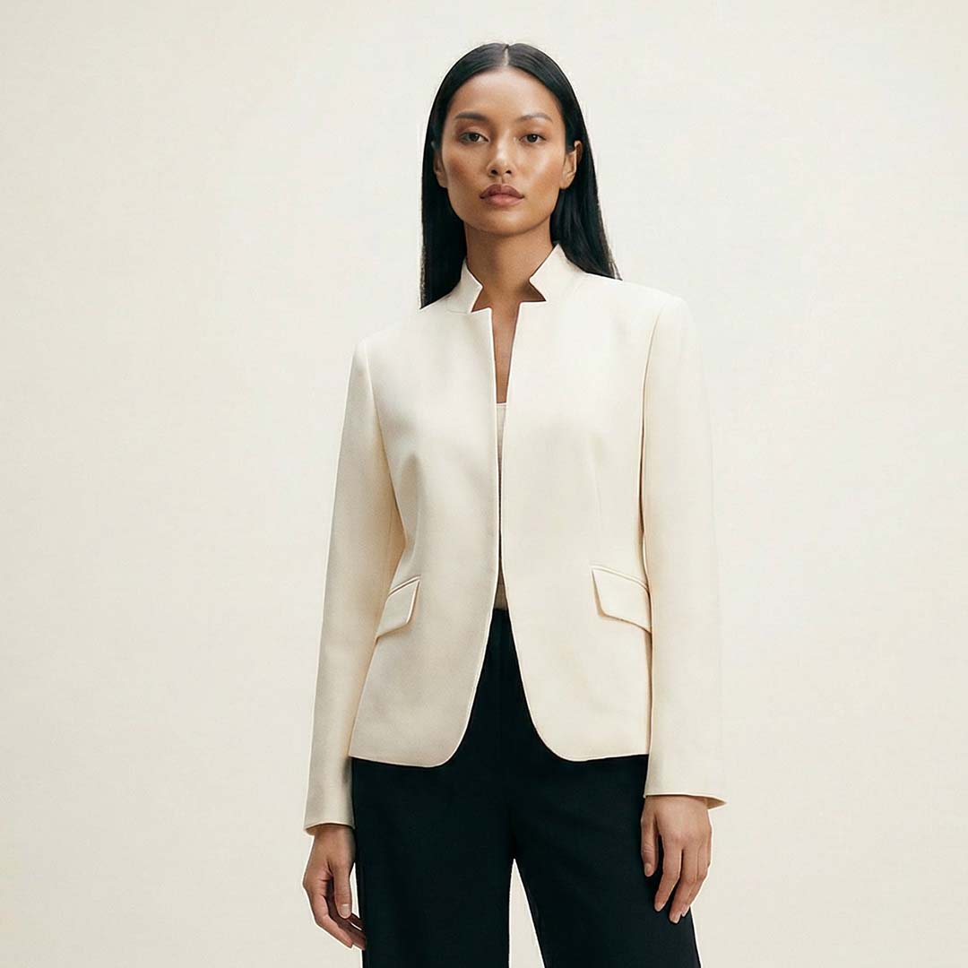 “Lauren” Acetate Rider Style Blazer