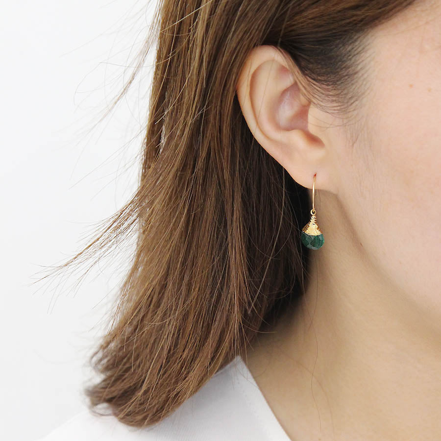 "DONNA" Gemstone Drop Earrings