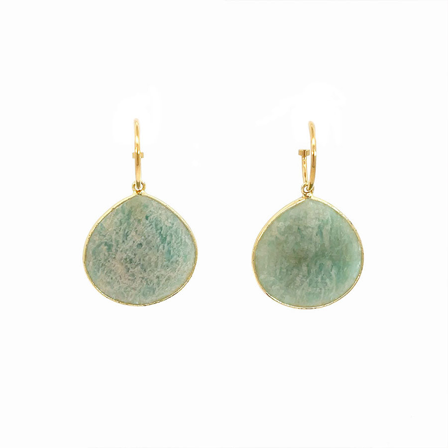 "MARINA" AMAZONITE DROP EARRINGS