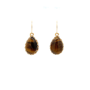 Discover Gosia Orlowska Tiger Eye Earrings