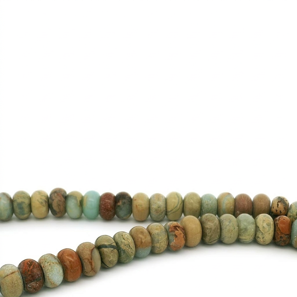 “Agnes” Gemstone Choker / Sandy Wood Brown Jasper