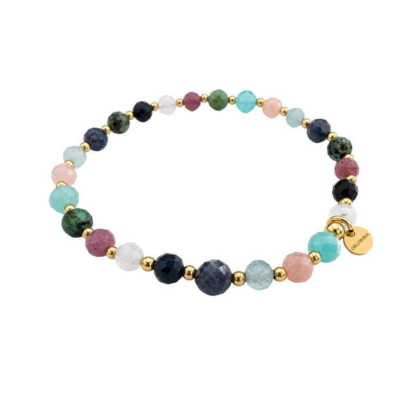 “NICO” 4mm Mixed Crystal  Diamond Cut Bracelet