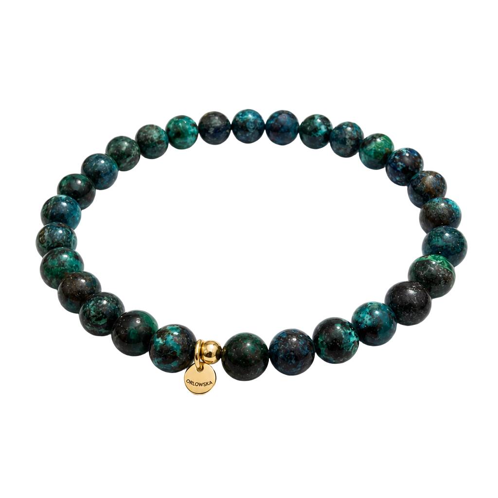 “Ella” 6mm CHRYSOCOLLA stone  BRACELET