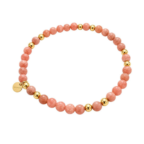 “RHONA” 4MM Rhodochrosite Bracelet