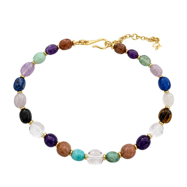 "Sweet Candy " Mix Stones Necklace