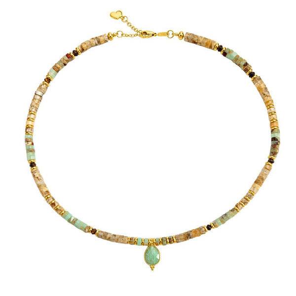 “Agera” Grass Green Jasper