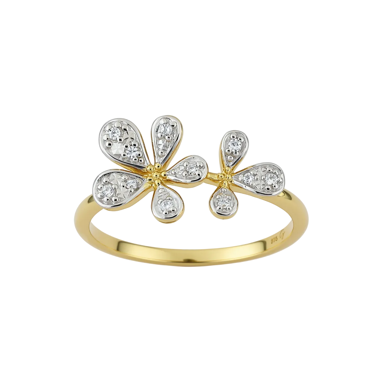 “Fleur” Fortune Petal Gold Vermeil Ring