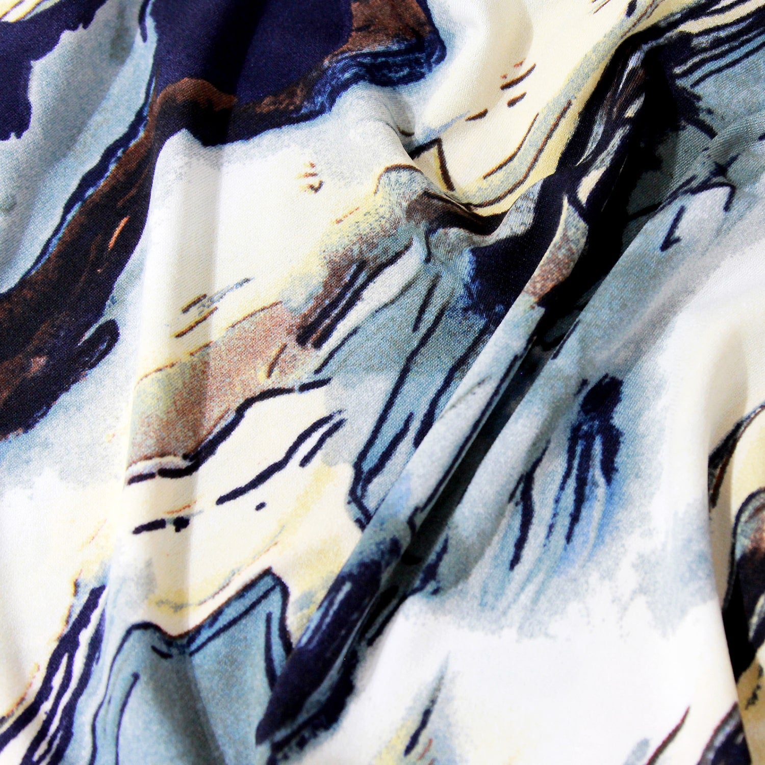 “Ocean” Stretchy Fabric Tight Dress
