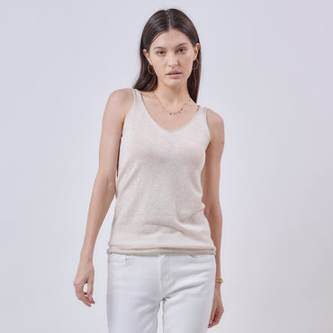 “PAULA“ Basic Knit Tank Top