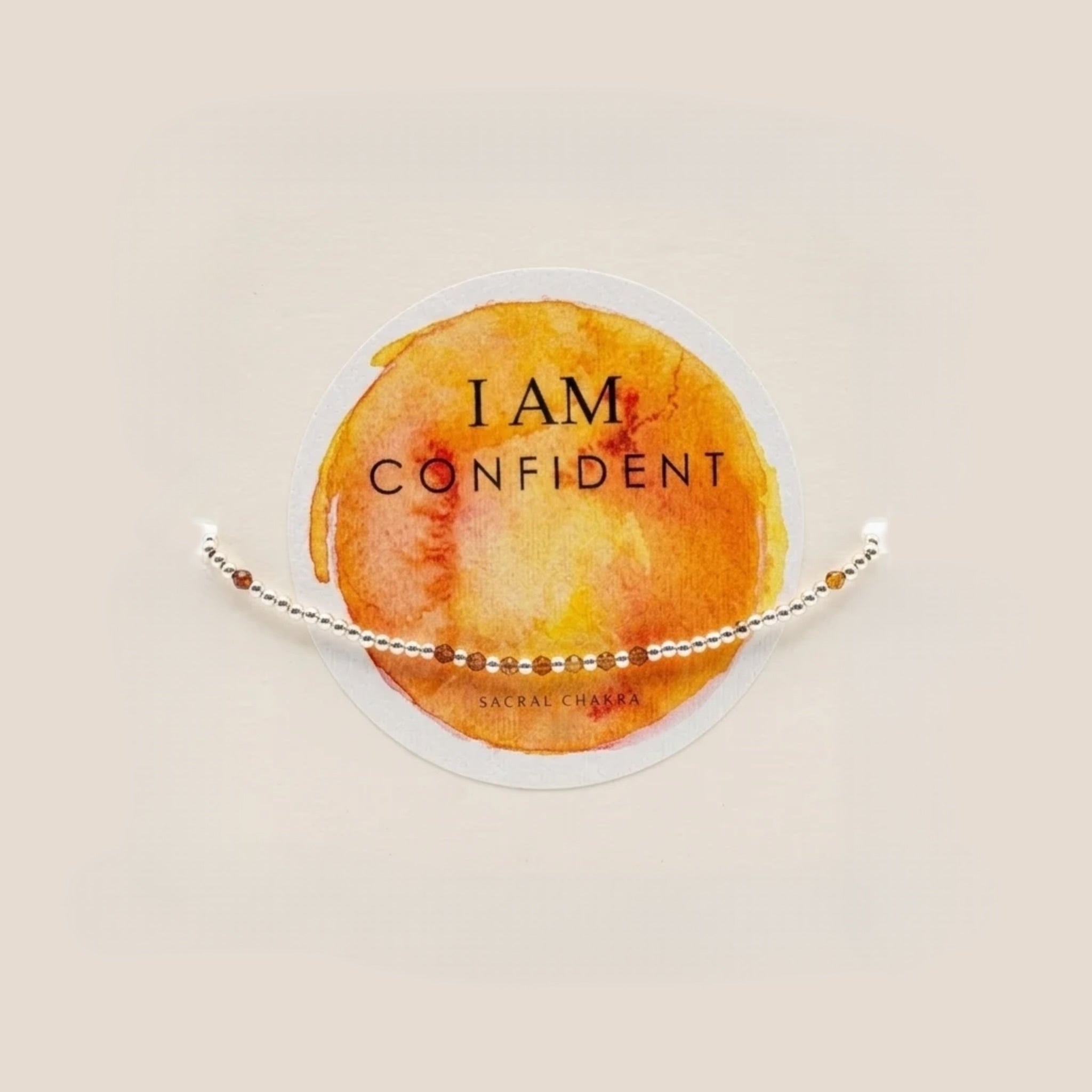 “I AM” -  925 STERLING SILVER 7 CHAKRAS BRACELET